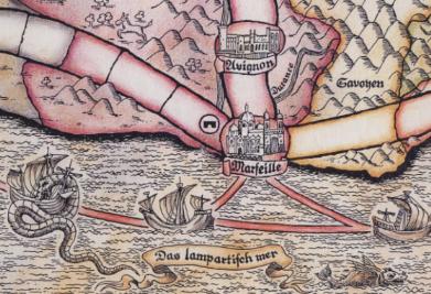 detail of the map